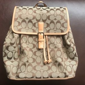 Coach Classic Signature Backpack